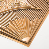 Art3d Drop Ceiling Tiles 24x24 in Bronze (12-Pack, 48 Sq.ft), 3D Wainscoting Panels Glue Up 2x2 Art3d