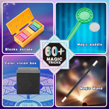 ENJOCASES Simple Magic Kit Over 70 Magic Tricks for Kids Ages 6-12 Sets fwith Wand,Chalice,Coin Disappear,Ideal for Boys Girl ENJOCASES