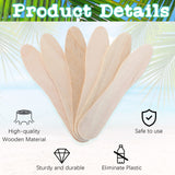 Nuogo 1500 Pcs Wooden Ice Cream Sample Spoons Bulk Disposable Honey Gelato Tasting Sticks Cutlery Mini Wood Chocolate Hot Cocoa Essential Small Wedding Dessert Spoon for Eating Sampling Craft 3 Inches Nuogo