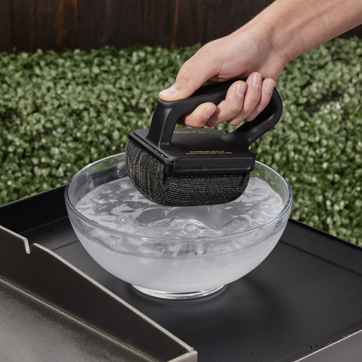 Mr. Bar-B-Q Bristle Free XL Steam Clean Griddle/Grill Brush Powered by Scrub Daddy Mr. Bar-B-Q