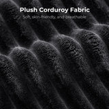 LIKIMIO 71" Loveseat Sofa, Comfy Deep Seat, No Assembly, Sofa in a Box, Modern Small Couch with Plush Fabric for Living Room, Bedroom, Apartment, Home Office, Black LIKIMIO