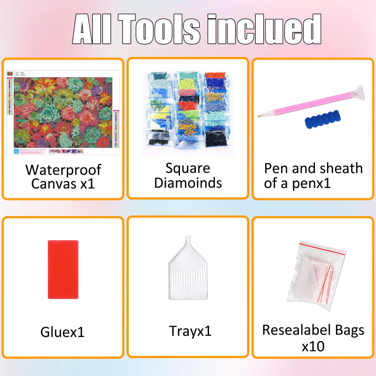 Succulents Square Drill Diamond Painting-Succulents Square Diamond Art,DIY Gem Painting Kit for Adults and Crafts for Gifts and Home Wall Decor 12x16inch Ausanrl