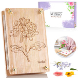 Suziko Large Flower Press Kit 10.8 x 6.9 inch for Adults Kids, Flower and Plant Preservation Kit, Arts and Crafts for Adults Leaf Press, Great Gift for Lovers Suziko