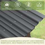 MUPATER 10x20 FT Wooden Grill Gazebo with Sloping Metal roof, 2 Full Size Grills, BBQ Canopy for Outdoor Patio, Lawn, Garden, Brown MUPATER