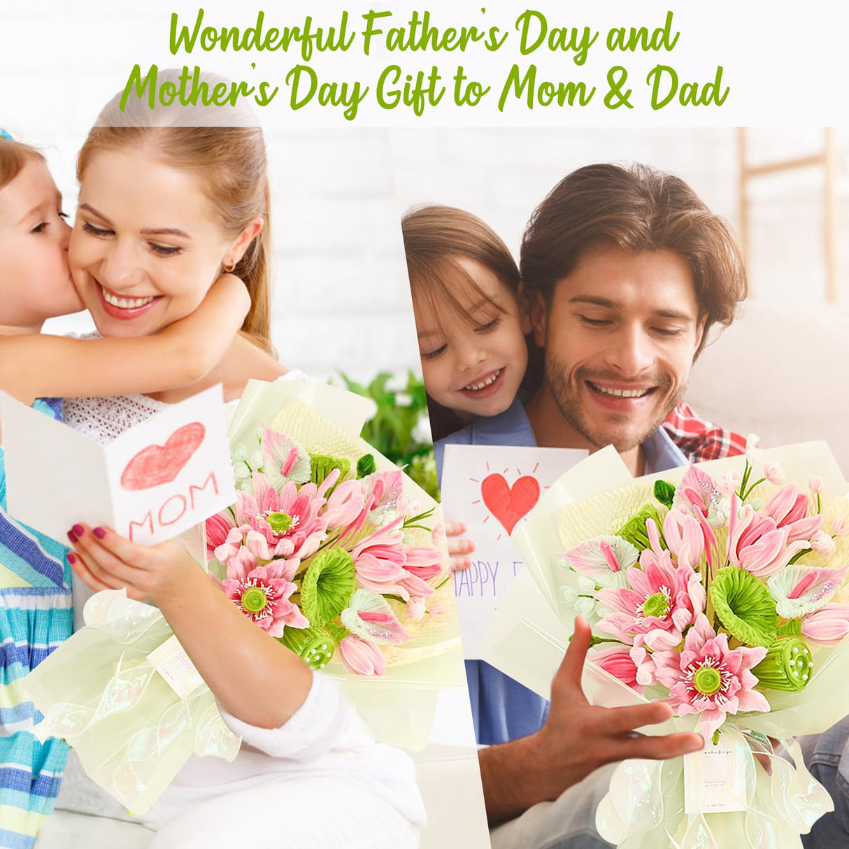 Pipe Cleaners Craft - Pipe Cleaners Flowers, Pipe Cleaner Flower Kit, DIY Pipe Cleaners Flower Bouquet Craft Supply Kit for Art Project Activity, Birthday Mother’s Day Anniversaries Graduations Gifts ERNTRNL