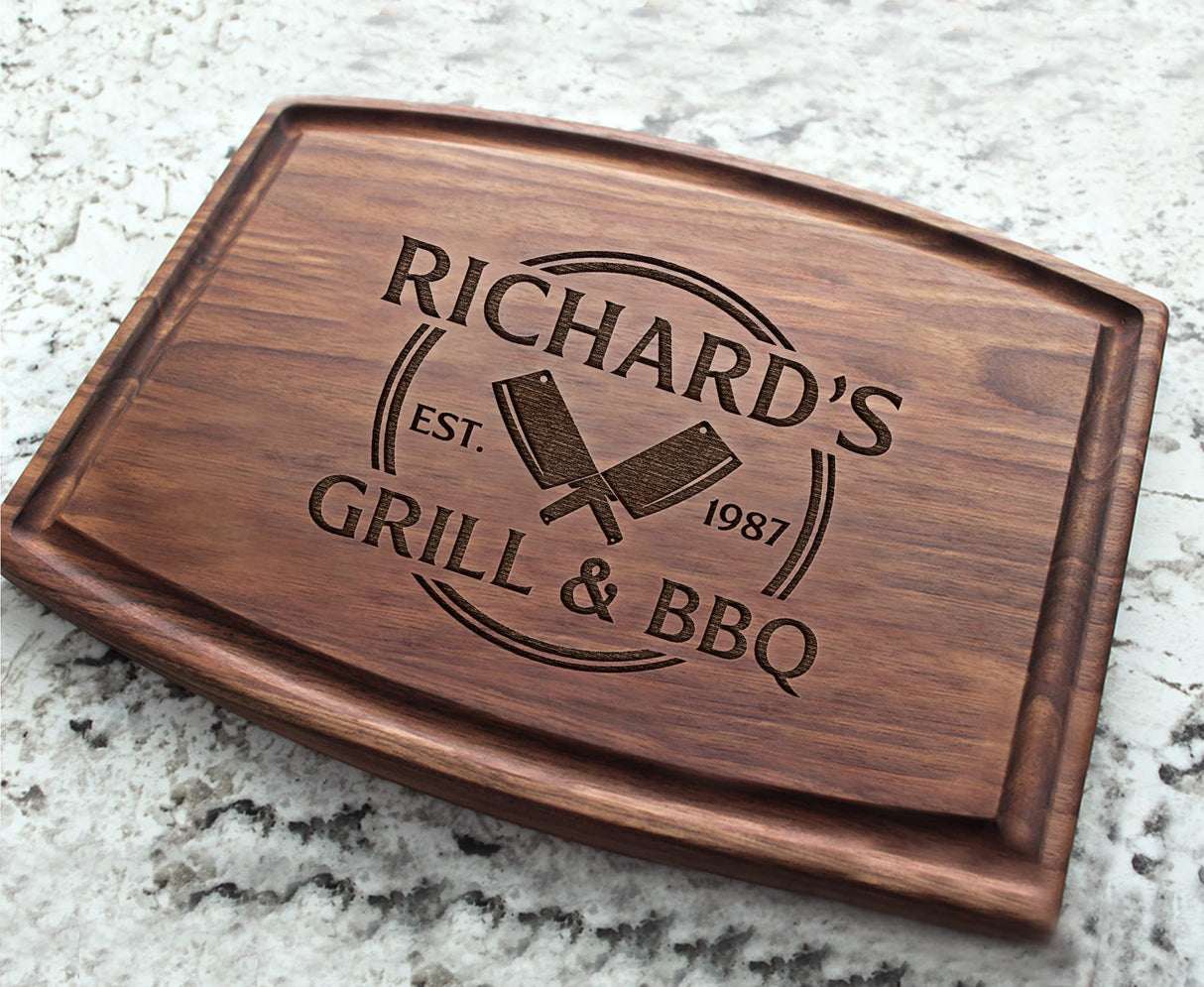 Personalized Dad Cutting Board Gift For Dad Custom Cutting Board Father's Day Wood Engraved TEEAMORE
