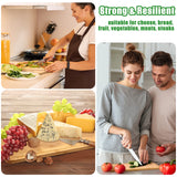 Eaasty 12 Set Extra Large Plain Cutting Board Bulk Heavy Duty Wood Cutting Boards Set with Juice Groove for Kitchen Wedding Housewarming Crafts Gifts, Pre Oiled (18" x 12",Bamboo) Eaasty