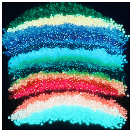 Glow in The Dark Diamond Painting Beads for Diamond Dots Accessories, 20 Colors Square Diamond Painting Drills Flatback Rhinestones for Crafts, Diamonds for Diamond Painting Bead Art Gem Art, 4000PCS forever young