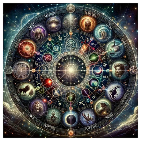 hkejoi Fantasy Diamond Art Kits for Adults, Diamond Painting Kits for Adult Beginners, 5D Round Full Drill Gem Art Kits DIY Crafts for Home Decor Gift 14x14 Inch hkejoi