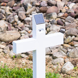 Personalized Light Shines Memorial Solar Garden Stake Cross 28 Collective