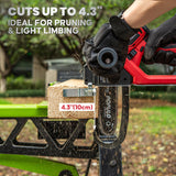 POPULO Brushless Multi-Purpose Saw - 20V 5" ChainSaw, Perfect for Woodworking Enthusiasts | Includes Fence, Riving Knife, and Quick-Tightening Chain populo