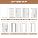 springspa Infrared Sauna Home Sauna, Indoor Far Infrared Saunas for Home, 1 Person Low Emf Canadian Hemlock Wooden Spa Room 950w, 110v with Control Panel springspa