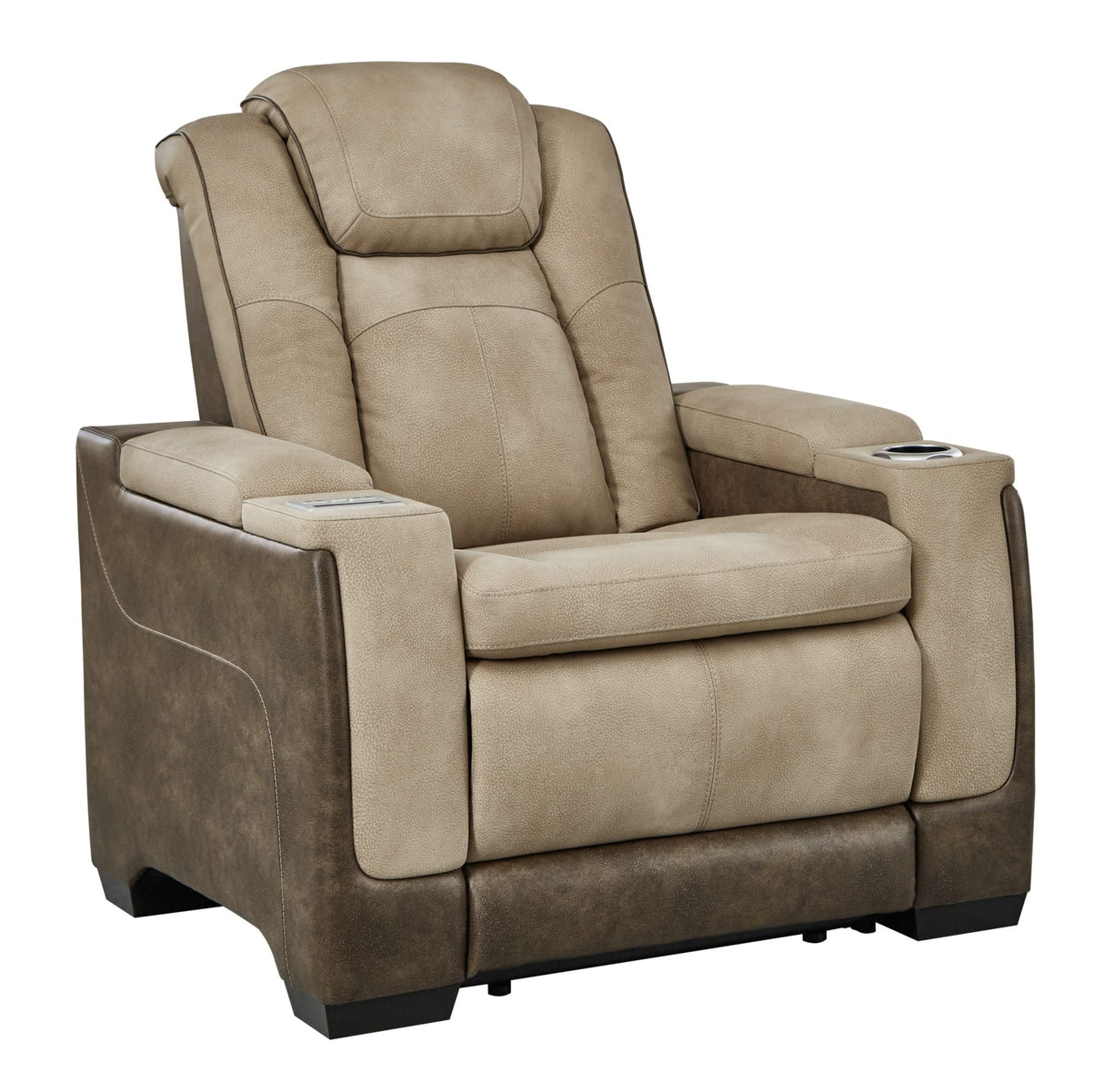Signature Design by Ashley Next-Gen DuraPella Power Recliner with Adjustable Headrest, Sand Signature Design by Ashley