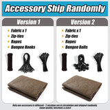 Amagenix 90% Sun Shade Cloth with Grommets, 6' x 10' Pergola Replacement Shade Cover Canopy Privacy Screen for Outdoor Patio Garden, Mocha (We Customized) Amagenix