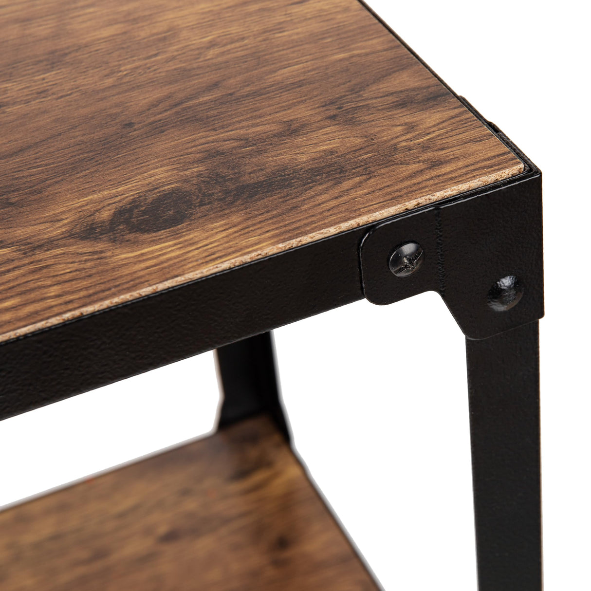 Mind Reader Bar Cart, Rolling Cart, Microwave Stand, 3-Tier, Coffee Cart, Kitchen, Wood/Metal, 23"L x 12"W x 29.5"H, Brown Mind Reader