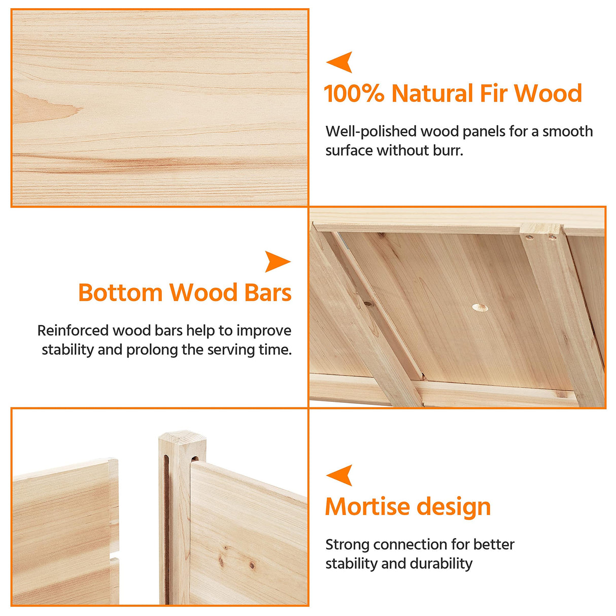 Yaheetech 47x23x32in Wooden Raised Garden Bed with Legs & Storage Shelf Horticulture Wooden Elevated Planter Box Vegetable Growing Bed for Flower/Herb/Backyard/Patio, 2pcs Yaheetech