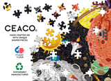 Ceaco - Glow in The Dark - Outer Space Adventure - 100 Piece Jigsaw Puzzle Ceaco