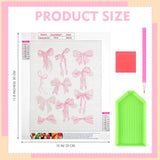 Yeaqee 4 Pcs Diamond Art Kits DIY Painting for Adult Aesthetic Wall Diamond Crafts Aesthetic Room Decor Cute Painting Pictures 5d Craft Wall Decor for Home 10 x 11.8''(Coquette) Yeaqee