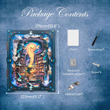 Endless Limit 3D Wall Decoration, Wood Wall Art Aesthetic Table Decor Stacking Carving Panels Spooky Home Decoration for Living Room Bedroom House(9"x10") Endless Limit