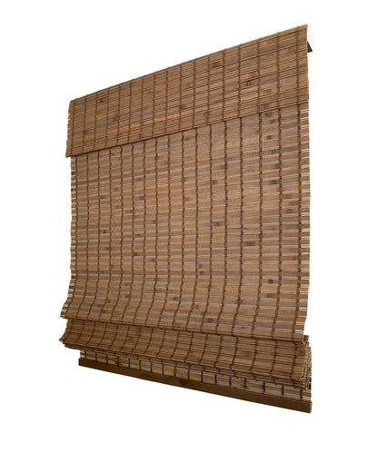 CHICOLOGY Home, Roman Bamboo Patio, Blinds, Window Shade, 23" W X 64" H, Pinecone