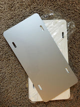 Sublimation License Plate Blanks - Pack of 5 - Triple UV Coated .025" Thick IAWOAVinyl
