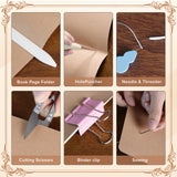 SCITROFACTORY 22PCS Book Binding Press Kits, Premium Book Binding Kit with Bone Folder, Press, and Supplies - Complete Bookbinding Set for DIY Projects and Repair SCITROFACTORY