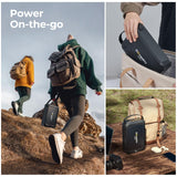 BougeRV 240Wh Portable Power Station, Solar Generator with AC outlet, JuiceGo LiFePO4 Generators for Emergency Power Supply, Camping, Travel, Home Backup, and RV BougeRV