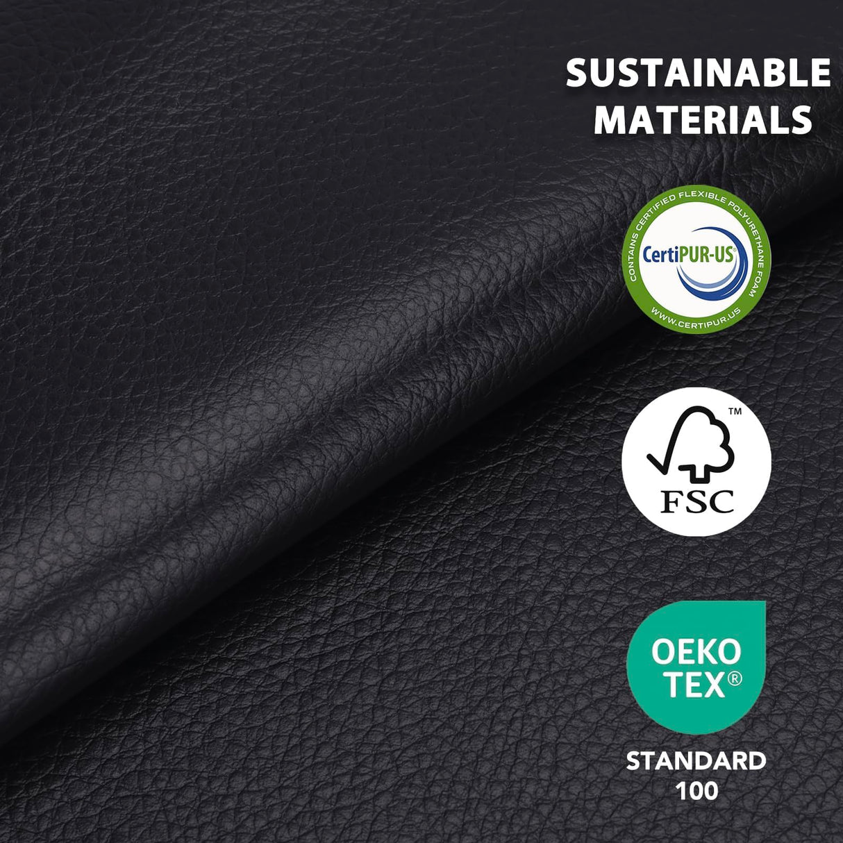 EONIX Dual Motor Oversized Power Lift Recliner Chair for Elderly, 400lbs Heavy Duty Faux Leather Recliner with Massage and Heat, Lay Flat Big and Tall Lift Chair with Cup Holders, Black EONIX