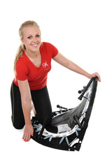 Maximus Life Bounce & Burn Foldable Indoor Mini Trampoline Rebounder USA for Adults | Fun Way to Lose Weight and get FIT! Plus Rebounding Exercise DVD | Optional Handle Bar | Already Assembled MXL MaXimus Life