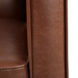 Christopher Knight Home Deborah Mid-Century Modern Button Tufted Recliners (Set of 2), Cognac Brown, Dark Brown Christopher Knight Home