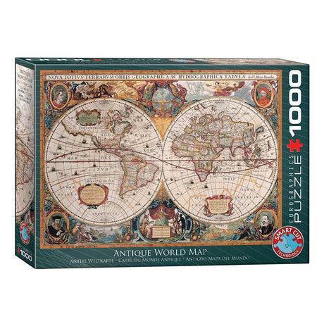 EuroGraphics Antique World Map Puzzle (1000-Piece) EuroGraphics