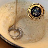 Nestpark Portable Drink Mixer Small Handheld Electric Stick Blender - Cordless and Battery Operated Bulletproof Keto Coffee Blender Nestpark