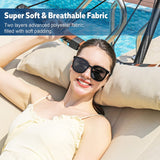 TegerDeger 12FT 2 Person Hammock Large Hammock 450LB Capacity with V Shaped Hardwood Spreader Bar & Nylon Rope for Outside, Patio, Garden, Backyard, Beach, Poolside - Beige TEGERDEGER