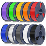 SUNLU PLA 3D Printer Filament, 1.75 PLA Filament Dimensional Accuracy +/- 0.02 mm, 1 kg Spool, 1.75mm (PLA 10color) SUNLU