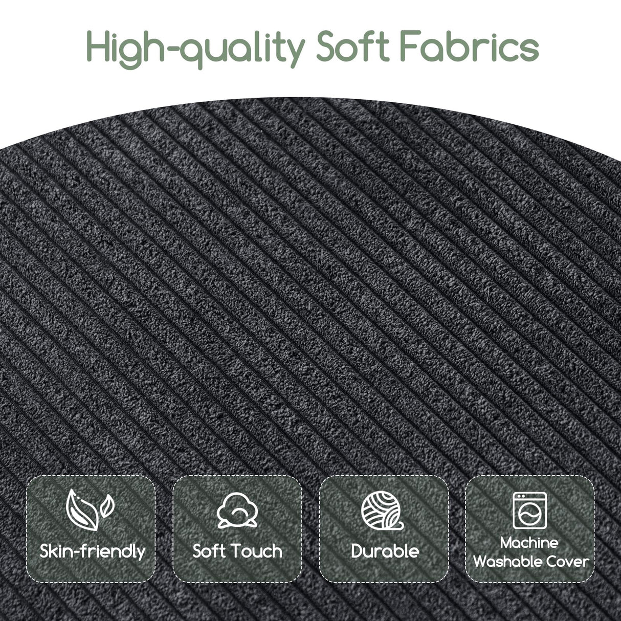 HIGOGOGO Giant Bean Bag Chair Bed for Adults,Convertible Beanbag Folds from Lazy Chair to Floor Mattress Bed,Large Floor Sofa Couch for Adult,Couples,Family,High-Density Foam Filling, Machine Washable HIGOGOGO