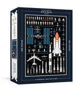 Clarkson Potter The History of Space Travel Puzzle: Astronomical 500-Piece Jigsaw Puzzle & Poster : Jigsaw Puzzles for Adults CROWN
