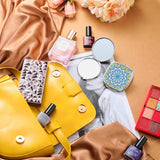 Jetec 6 Pcs Sublimation Blanks Compact Mirror Bulk Christmas Small Gifts for Women Transfer Folding Pocket Makeup Mirror Double Sided Handheld Mirror Round Square Sublimation Mirror for Purse Travel Jetec