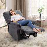 HAOMARKETS Power Recliner Chair for Adults with USB Port, Breathable Fabric Electric Recliners with High Back, Single Overstuffed Heavy Duty Reclining Sofa for Small Spaces Living Room Bedroom HAOMARKETS