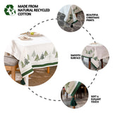 Folkulture Christmas Tablecloth or Dining Table Cover, 60 x 72 Inches, 100% Cotton Rectangle Tablecloth or Green Table Cloth for Christmas Decorations, Long Table Cloth Rectangle, (A Christmas Story) Folkulture