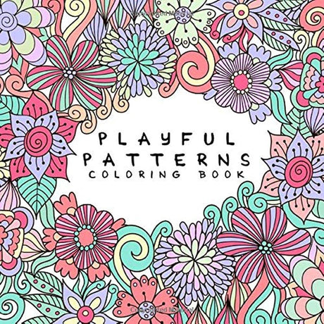 Playful Patterns Coloring Book: For Kids Ages 6-8, 9-12 WoodArtSupply