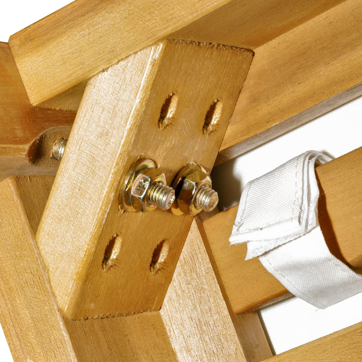 Outsunny 6 Piece Wood Patio Furniture Set, Outdoor Sectional Sofa with Cushions and Coffee Table, Acacia Wood Conversation Set Couch, Cream White Outsunny