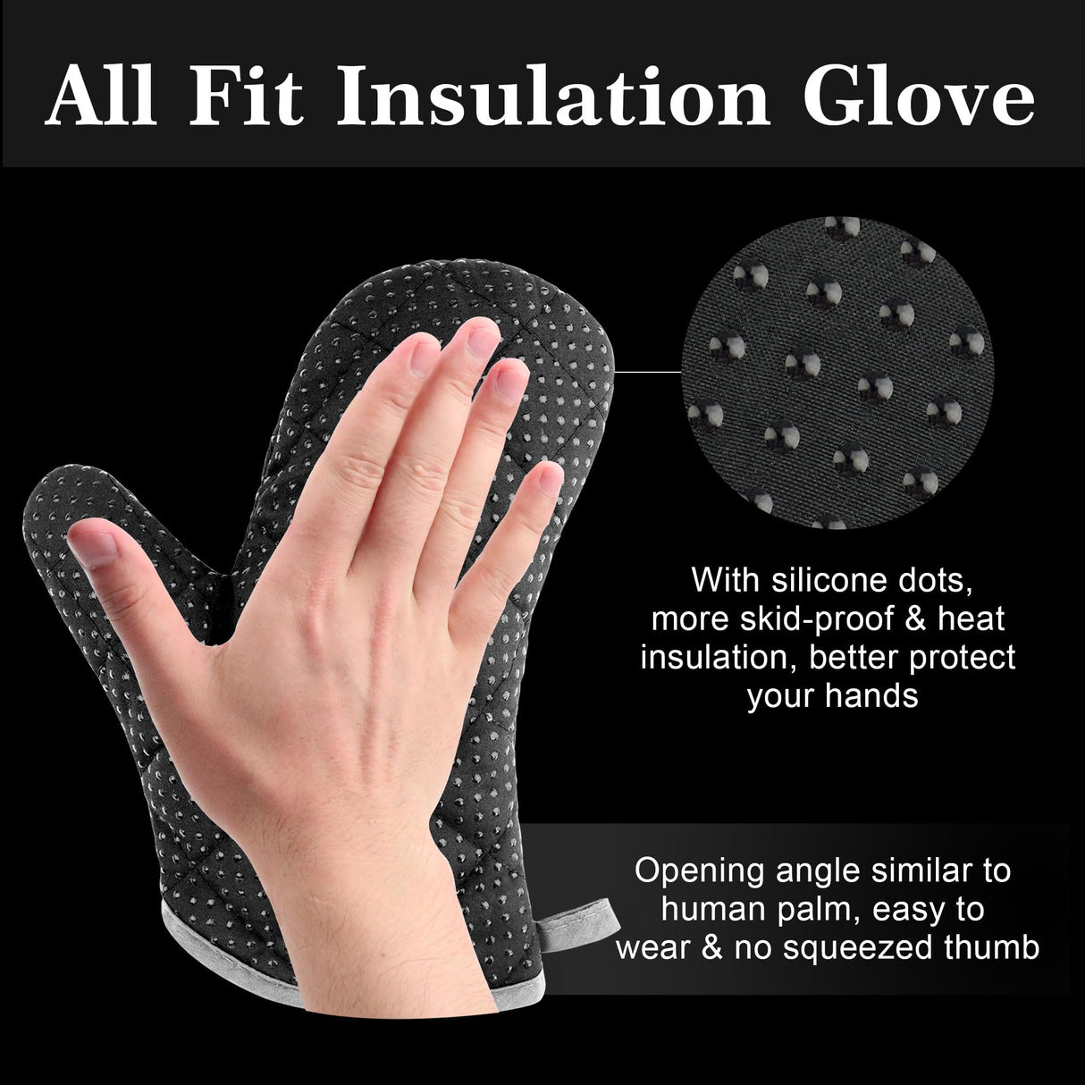 GRILLART Grill Tools Grill Utensils Set - 3PCS BBQ Tools, Stainless Barbeque Grill Accessories -Spatula/Tongs/Fork w/Insulated Glove, Ideal BBQ Set Grilling Tools for Outdoor Grill, Gifts for Men Dad GRILLART