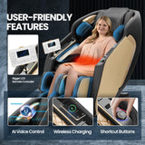 Artist hand Massage Chairs Full Body and Recliner Wider Seat, 2025 Zero Gravity Massage Chair SL-Track Shiatsu Massage Recliner, Body Scan, Heating, Calfrest Extension, Full-Body Air Compression Artist hand