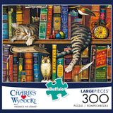 Buffalo Games - Charles Wysocki - Frederick the Literate - 300 LARGE Piece Jigsaw Puzzle Buffalo Games
