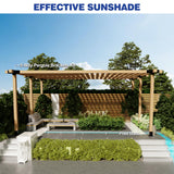 Grehitk Pergola Kit, Pergola Brackets 5-Way Right Angle Corner Bracket Woodworks DIY Post Base Kit, Wooden Beams for Gazebos, Patio Pergolas, Log Cabin Outdoor Pergola Hardware for 4x4 Lumber Grehitk