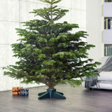 HarcoHome Live Christmas Tree Stand - 8ft Real & Artificial Tree Fit, Sturdy Green Christmas Tree Holder with Spike HarcoHome
