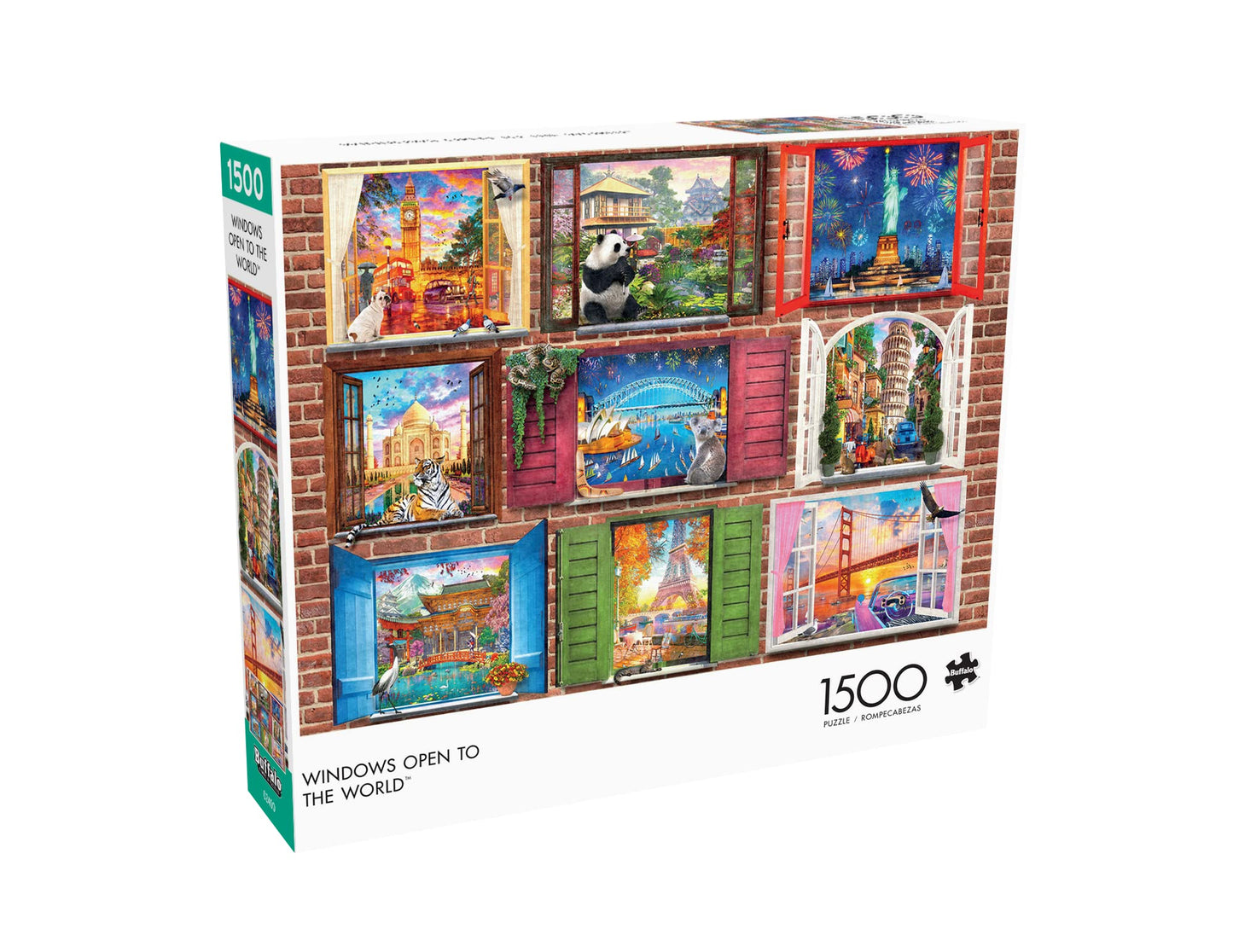 Buffalo Games - Dominic Davison - Windows Open to The World - 1500 Piece Jigsaw Puzzle for Adults -Challenging Puzzle Perfect for Game Nights - Finished Size is 38.50 x 26.50