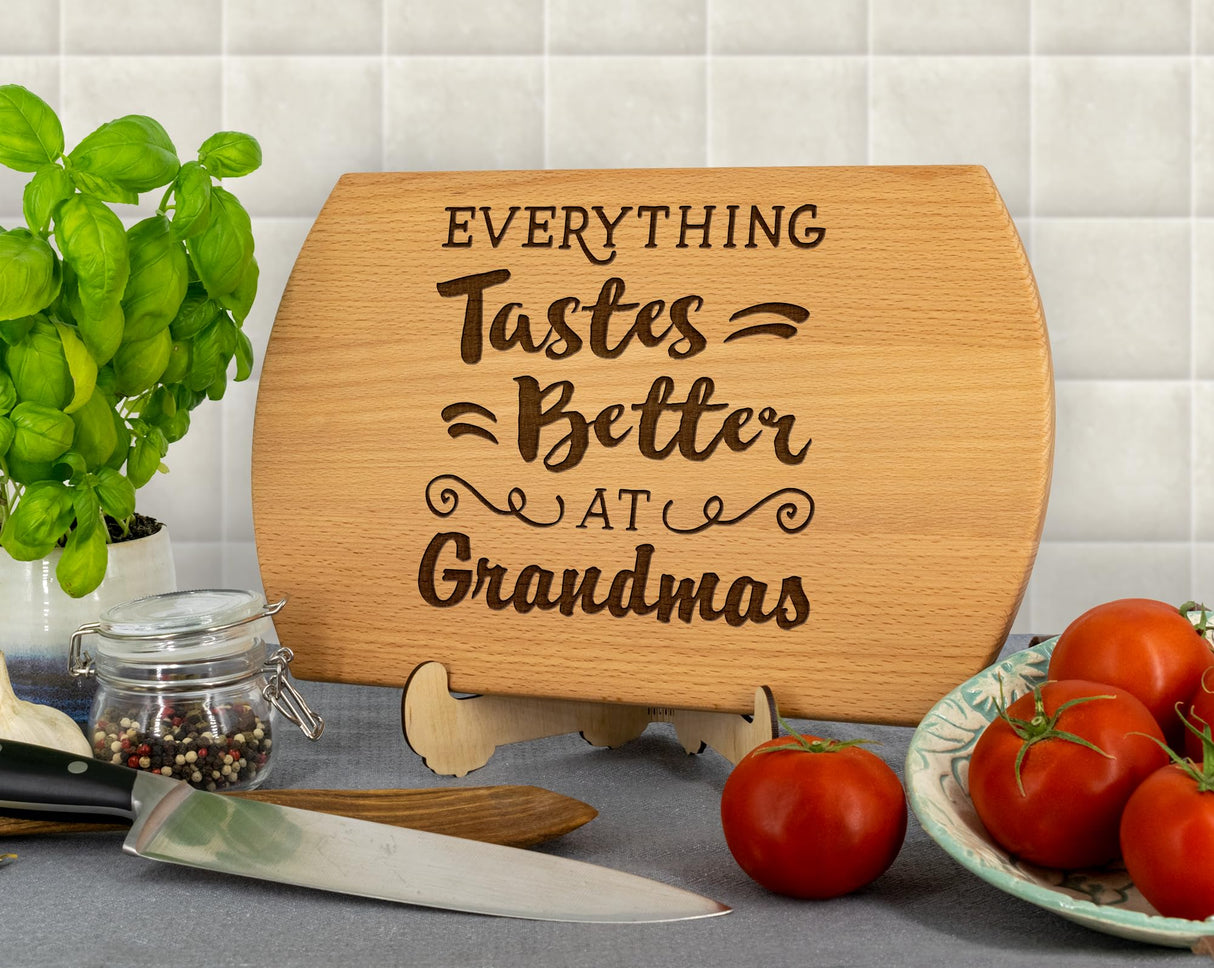 Robest's Gift Personalized Gifts For Grandma Kitchen For Mother Day - Custom Cutting Boards Wood Engraved, Wood Boards For Food, Personalized Charcuterie Board, Handmade Cutting Boards, Custom Kitchen Generic