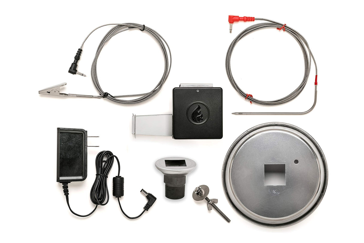 Flame Boss Smart BBQ Smoker Temperature Controller with Patented Variable Speed Fan, 400 Universal WiFi with 2 Probes for Weber, Char-Griller, Drum Smokers, Offset Smokers Flame Boss