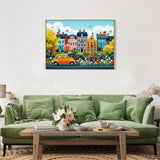 TangMosaic 1000 Piece Puzzle for Adults, Small Town Scenery Jigsaw Puzzle, Impossible Puzzles Game, Interlock Perfectly No Dust, Home Decoration Puzzle, Gift for Friends Parents Kids Couples TangMosaic